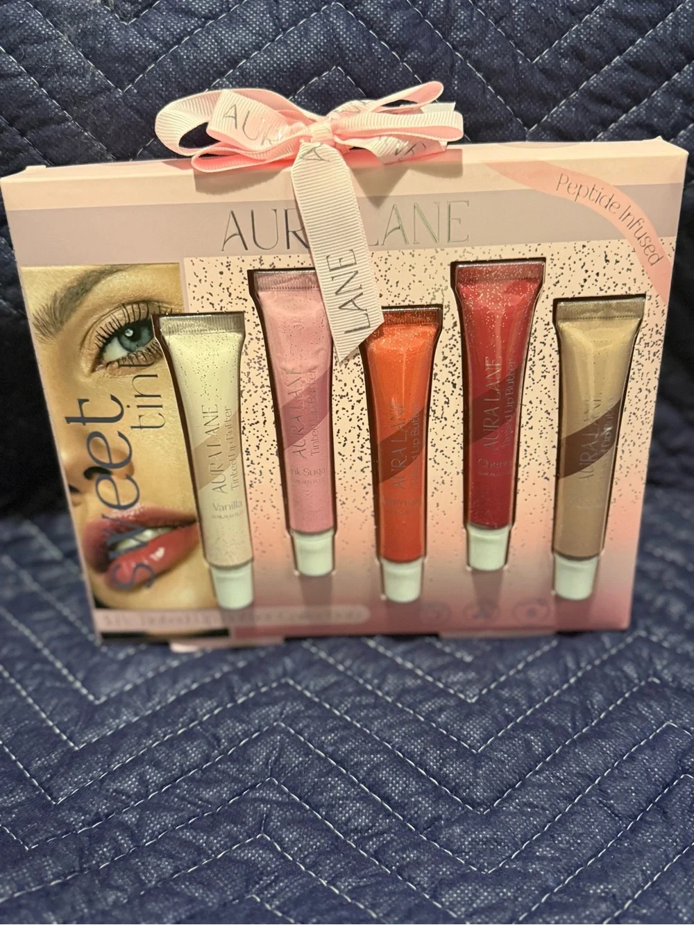 Sweet Tint Lip Gloss Set — Pink, Peach, Orange, Red, Nude